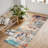 Large 6x9 FT Washable Area Rug – Abstract Modern Low Pile Carpet with Non-Slip Backing for Living Room, Bedroom, Dining Room