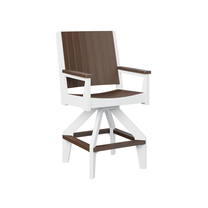 Chaise de bar Berlin, 25.5", Imbuia