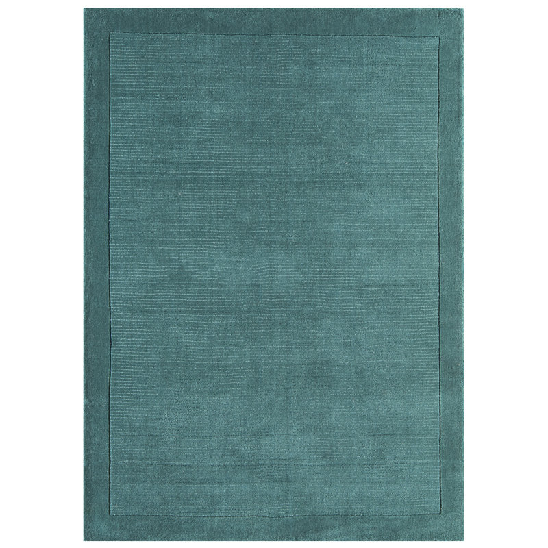 Ned Solid Colour Wool Hand Woven Area Rug, Rectangle 120 x 170cm