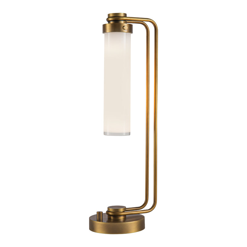 Lampe de table en métal, Laiton rétro