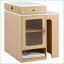 Îlot de cuisine 59,5 po avec table de salle à manger extensible, rangement et prise de courant-1055360201
