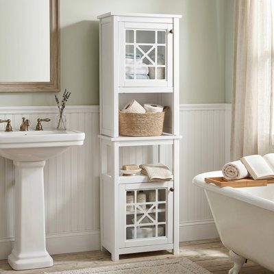 Derby Bath Deluxe Storage Cabinet with Hutch