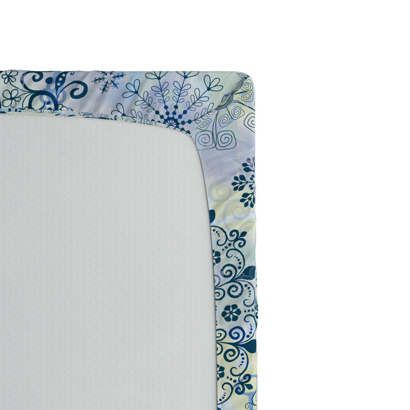 Mandala Microfiber Fitted Sheet, Full/Double Fitted Sheet