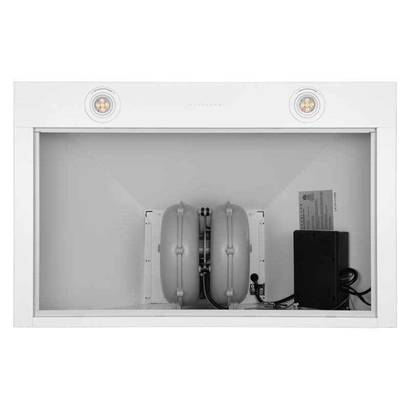 Hotte murale convertible, 44" H x 30" W x 19" D, Blanc mat
