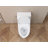 1.28 GPF Single Flush Elongated One Piece Toilet 12" Rough In Skirted Design ADA Seat Height Toilet