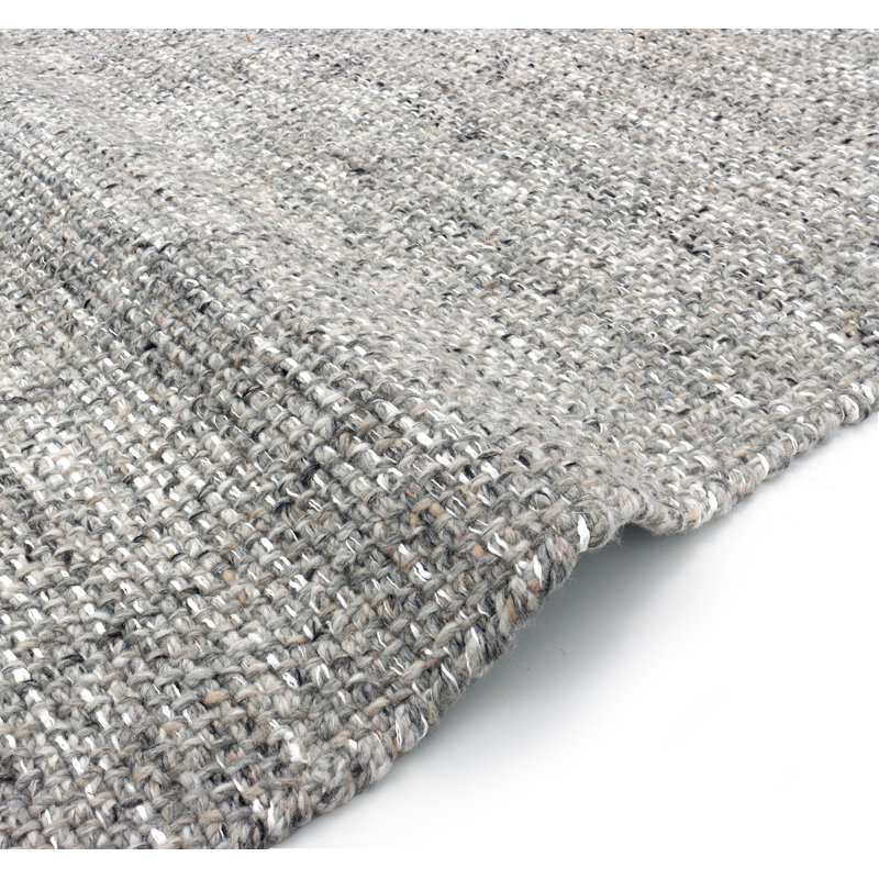 Basile Area Rug in Gray, Rectangle 9' x 12'