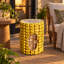 Tabouret en épi de maïs et support pour plante Art Deco