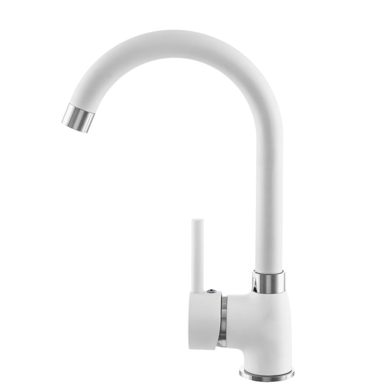 Fairmont Park Miss Kitchen Faucet, White