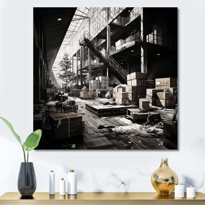 Dessin d'analytique d'un entrepôt I - Warehouse, impression d'art mural