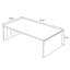Burlywood Solid Wood Rectangular Coffee Table