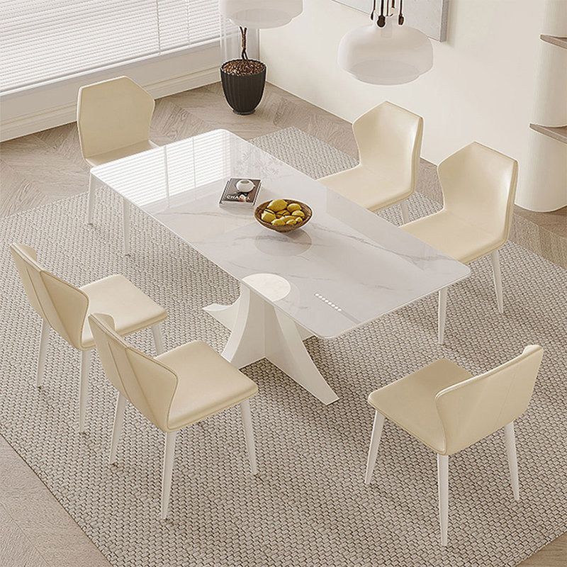 Ensemble de table de salle à manger 4 personnes, 5 Pieces: Table, 4 Chairs, 29.53" H x 51.18" W x 27.56" D