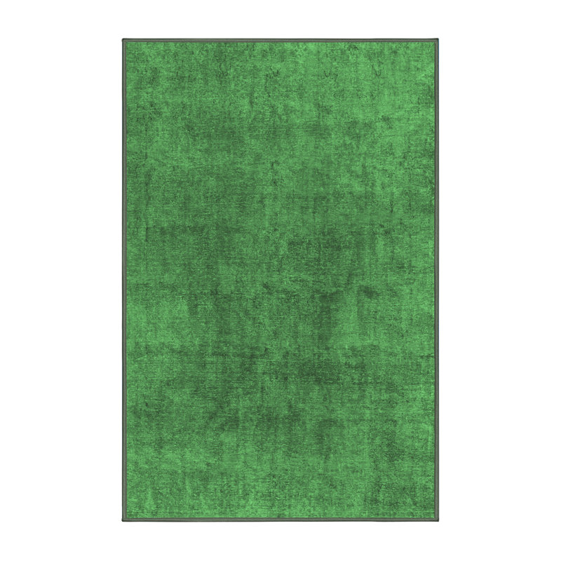 Washable Abstract Indoor Rug, Rectangle 6' x 9'