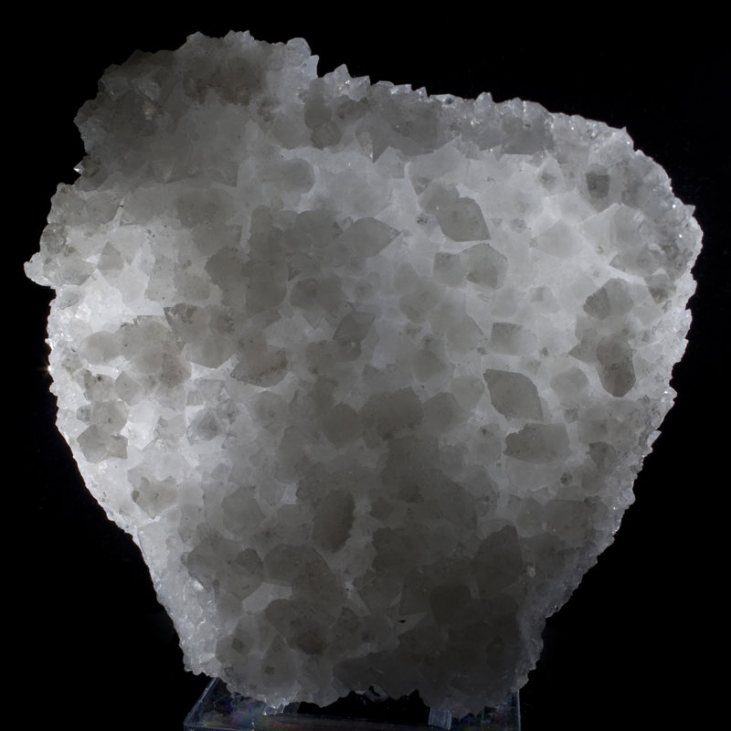 Géode d'apophyllite scintillante à double face