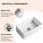 Los Flexi Apron Front Farmhouse Sink, Fireclay Sink for Kitchen, Strainer Included-111689415-111689417-111689421