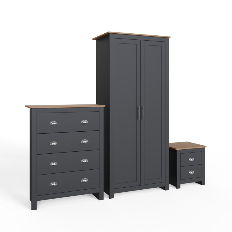 Kenneth Piece Bedroom Set, Blue
