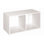 Bibliothèque à 2 cubes H 12,36 po x l 24,09 po Cubeicals