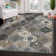 Violia Moroccan Bloom Medallion Area Rug – Plush Textured Accent with Non-Slip Backing