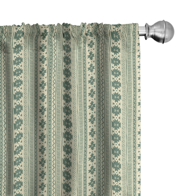 Semi-Sheer Rod Pocket Curtain Panels, 28" x 95"