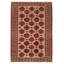 Tapis brun clair 6 pi 8 po x 9 pi 3 po Teimani