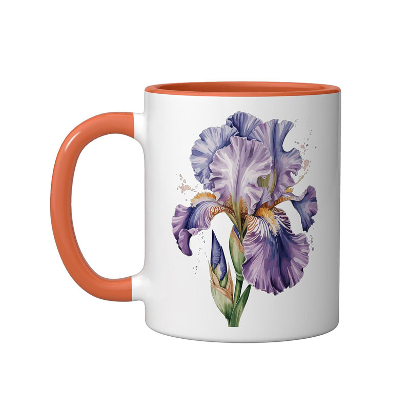 Ceramic Coffee Mug, Orange