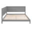 Lit de jour / canapé-lit double en bois-145278208