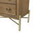 Jaywon Aurora 2-Drawer Nightstand with USB, Latte