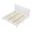 Structure de lit plateforme très grand avec tête de lit, support de lattes en bois robuste, aucun sommier requis, mobilier de chambre moderne et minimaliste-1655582726-1655582729