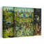 The Garden Of Earthly Delights 1504 Classic Surreal Wildlife Wall Art Print by Hieronymus Bosch - Wrapped Canvas Print-1881925194