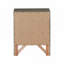 Table de chevet élégante avec rangement gris-1508771804
