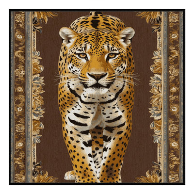  Tapis lavable Golden Jaguar Big Cats