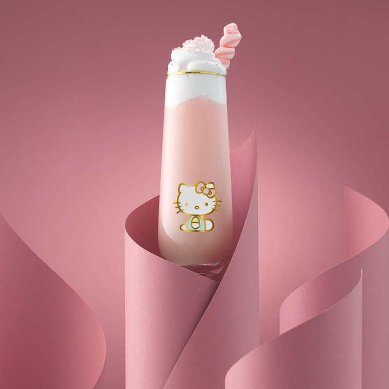 Hello Kitty® And Friends 9.4oz. Lead-Free Borosilicate Glass Flute Set