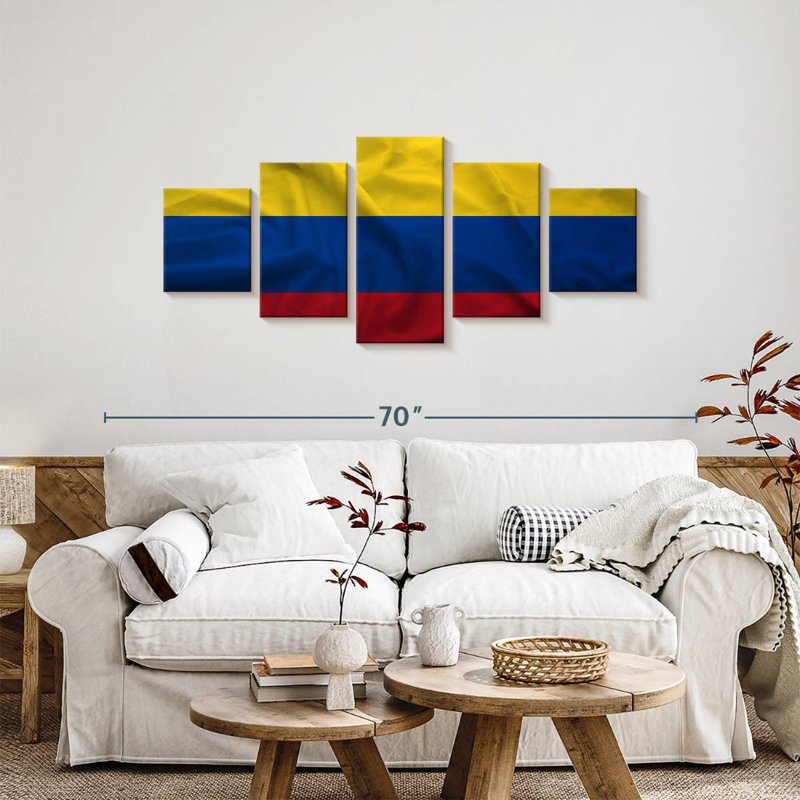Drapeau de la Colombie, H 24 po x l 55 po