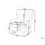 Crumpton Upholstered Wingback Chair-36815276
