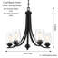 Lustre traditionnel à 5 lumières Arbra-834087400-834087403