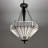 Spuyten Tiffany Pendant Lights Ceiling Light White Stained Glass Hexagon LED Bulbs Included 16"W*16"D*60"H-2103817314