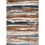 Tapis brun / bleu à motif abstrait sahiba-204928084
