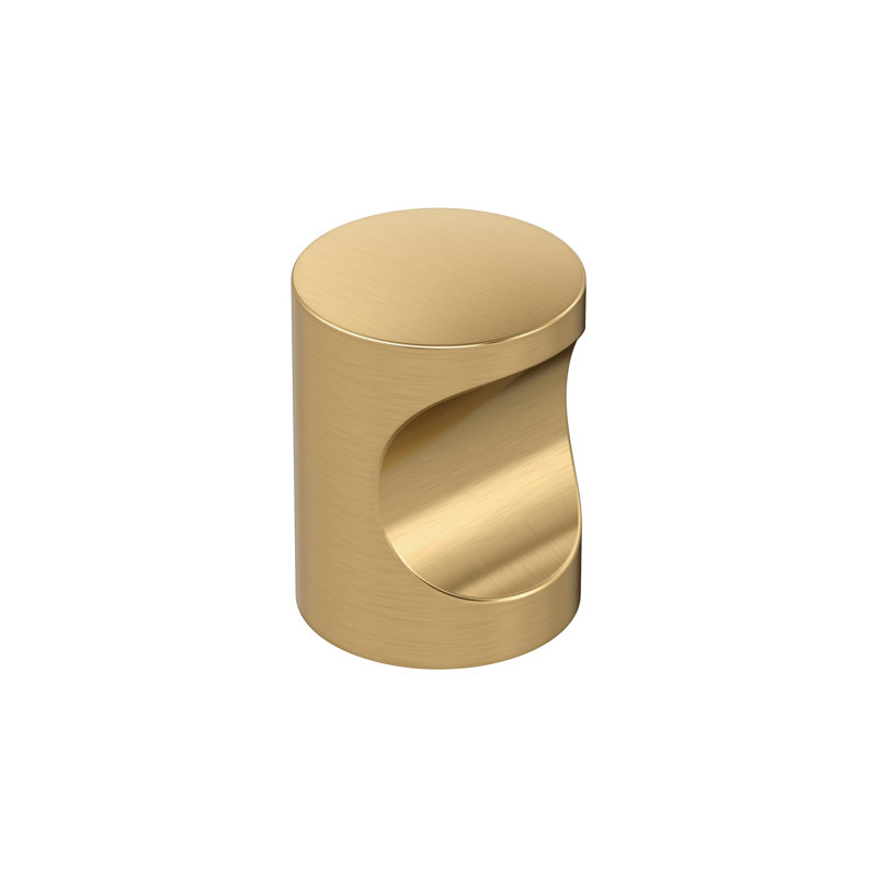 Bouton d'armoire Whistle de diamètre 11/16 po (18 mm) - paquet de 25, Bronze champagne, 25