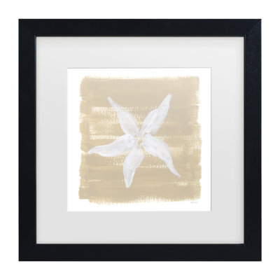 Yvette St. Amant Soft Sea Starfish Matted Framed Art