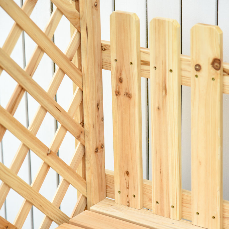 Banc de jardin en bois Sasser