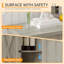 Buffet avec tablette réglable et armoire de rangement style campagne moderne-1060375198