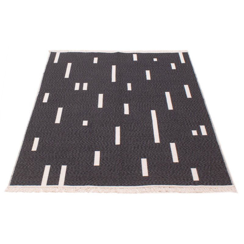 Kazumasa Cotton Geometric Indoor Rug
