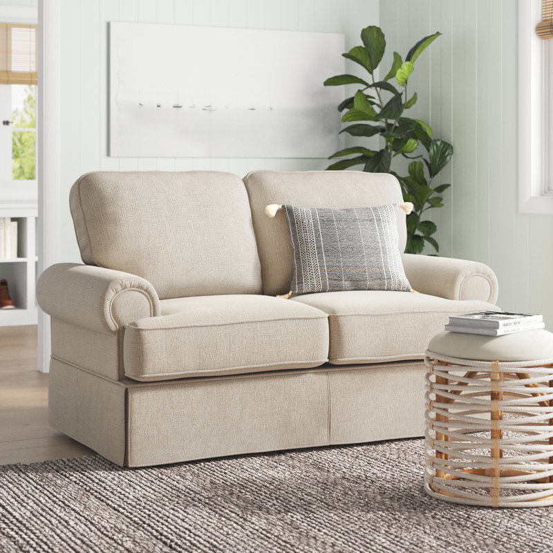 Fogg Upholstered 66'' Loveseat, Beige