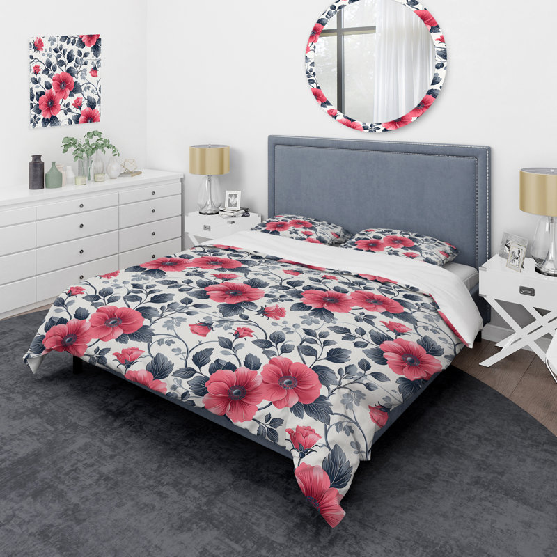 Ensemble de housse de couette Modern, Housse de couette pour grand lit et 2 taies décor