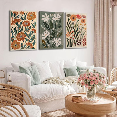 3 Piece Wrapped Canvas Print