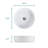 Integrated White Ceramic Bathroom Basin Sink - Drain Sold Separately | Gift Idea