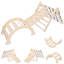 Ensemble de jeu d'escalade d'intérieur en bois 5-en-1 pour les tout-petits-116586889