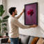 Magenta Carnation Study Botanical - Framed Print-1411125659-1411125660
