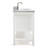 49'' Single Bathroom Vanity with Carrara Marble Top-55794936