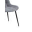 Chaise de salle à manger moderne en tissu avec motif de grille élégant-1700703754