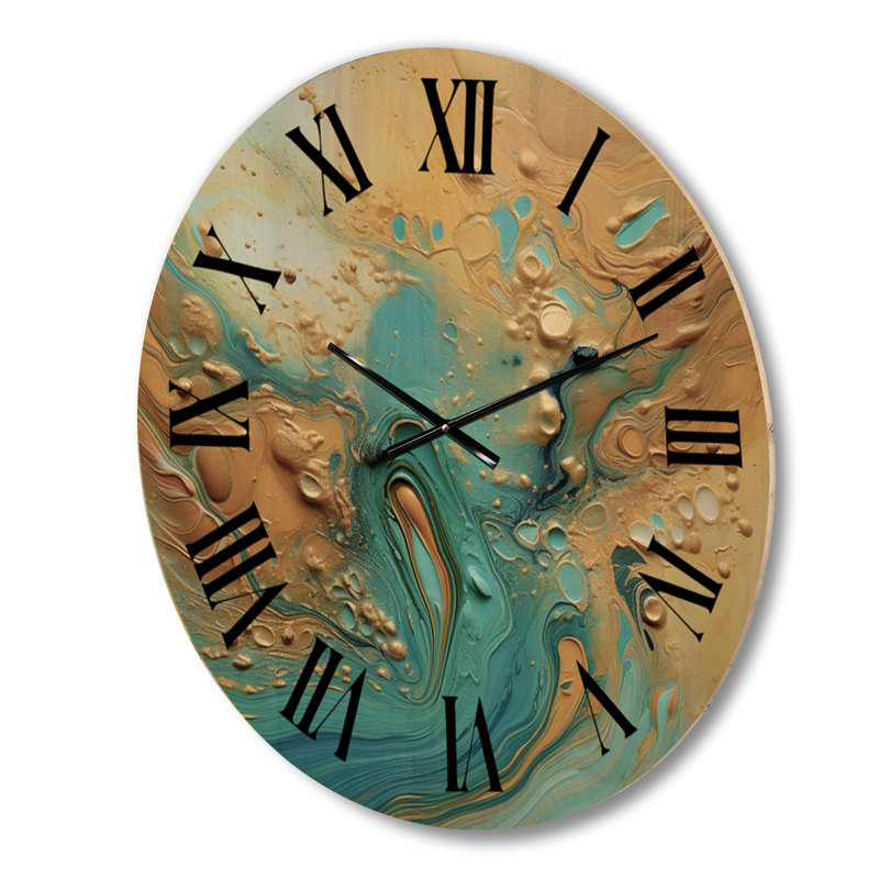 Horloge murale en bois massif Surber, Grand